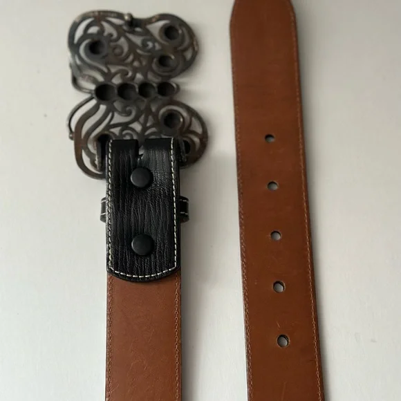 Barry Kieselstein Cord butterfly buckle belt Women display picture 3